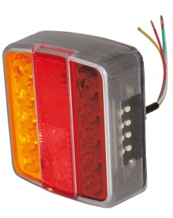 Fanale posteriore a LED DX/SX a 4 luci